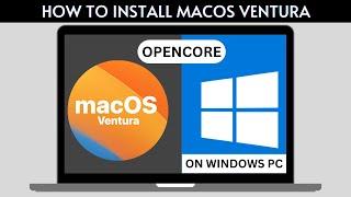 How to Install macOS 13 Ventura Hackintosh on Windows PC - Opencore Hackintosh