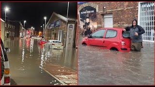 Footage of flooding in Market Rasen