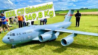 WORLDS BIGGEST C-17 GLOBEMASTER | 6m | 149,8 Kg | full Carbon from Ramy RC and flown by Tyler Perry
