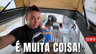 Construindo uma casa na KOMBI para ir até o ALASKA - T2 EP9.