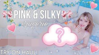 PINK & SILKY LINGERIE *try on haul*