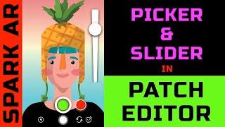 Native UI PICKER ON PATCH EDITOR  More then 10 Pickers || Spark AR || Rbkavin