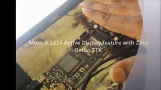 Moto X Active Display feature using Proximity Sensor on EFM32 Zero Gecko Starter KIT