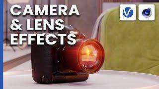 Working with camera settings and lens effects in V-Ray for Cinema 4D