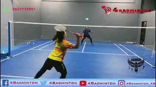 Badminton Net Shot - Defense Practice By Coaches Aiysha & Haji - Sports Hub - 4Badminton