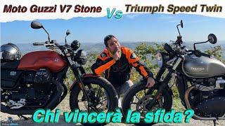 Moto Guzzi V7 vs Triumph Speed Twin : che la sfida abbia inizio!