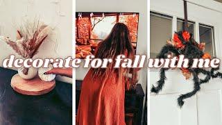 preparing for autumn solstice, cozy fall hobbies & decorate my tini home with me