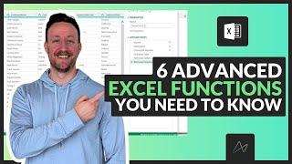 How to Go from a Beginner to a Pro Excel User | 6 Advanced Excel Functions