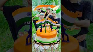 Indian Flag Colour Cake Making For 15th Aug 2024 Celebration | Happy Independence Day | Short Story.