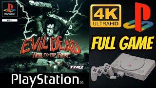 Evil Dead: Hail to the King | PS1 | 4K60ᶠᵖˢ UHD | Longplay Walkthrough Playthrough Full Movie Game