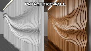 How to Create Parametric Wall in 3ds Max! #tutorial #3dsmax #parametricdesign