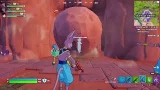 Beerus trolls Goku in Fortnite Pbyen