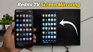 Redmi TV Screen Mirroring !