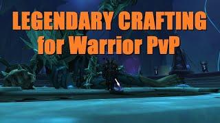 Crafting My First Legendary (& How to Do it!) - WoW Shadowlands 9.0 Warrior Legendary