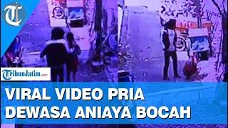 Viral Video Pria Dewasa Aniaya Bocah di Gang Pemukiman