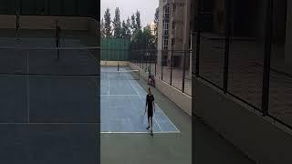 Where Did the ball go ! #tennis #tennisserve #tennisfun