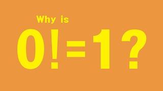 Why is 0! = 1?     Zero Factorial