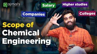 Scope of Chemical Engineering? Jobs, companies, salary and colleges! All to know in one place