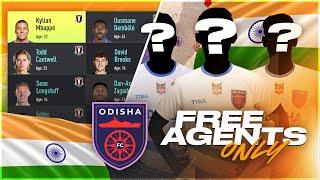 REBUILDING The WORST Team In INDIA With FREE AGENTS ONLY!