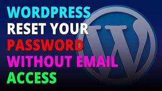 WordPress Password Reset Without Email Access Via Phpmyadmin