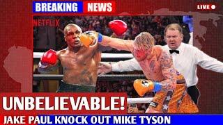 Jake Paul Vs Mike Tyson!! the whole world was shocked to see this Fight