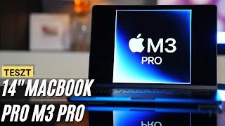 Apple MacBook Pro M3 Pro 14" teszt - Nem erre számítottam!