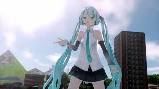 巨大ミクちゃんのIなんです [MMD Giantess Growth]