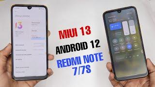  MIUI 13 With Android 12 Redmi Note 7 & 7S Rom | New Control Centre & Game Turbo