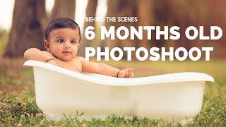 Behind the Scenes 6 Months Baby Boy Mini Photo Session