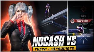 NOCASH vs RYZEN & Famous Streamers on "Mecha Fusion" Official Fun Match by PUBG MOBILE 