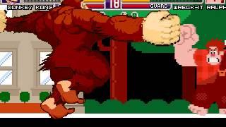 MUGEN : Get Wrecked - Donkey Kong vs Wreck-it Ralph