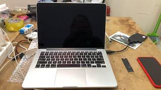 Стрим MacBook Pro 13 Early 2015 A1502 папка с вопросом