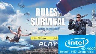 Rules of Survival | Intel HD 4000 | Core i3 | Low Spec PC | Best Alternative to PUBG