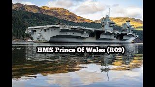 HMS Prince Of Wales (R09) - Sailing into Glenmallan