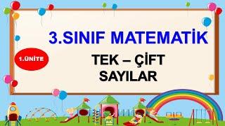 3.Sınıf Matematik - Tek ve Çift Sayılar | Konu Anlatımı Test