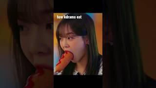 How Kdrama eat  #kdrama #food #foodie