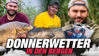 Donnerwetter in den Bergen ️ | Karpfenangeln   am großen Natursee  | P.R. Baits | Boilie