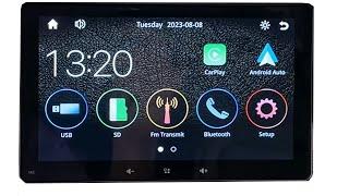 Hinine 7" HD Portable Wireless Apple CarPlay and Android