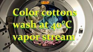 Color cottons vapor wash at 40°C - LG F10A8HDS5 washing machine