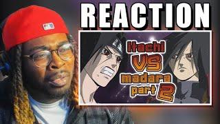 So SAD !! ITACHI VS MADARA - Part 2 (FAN ANIMATION) REACTION !! #itachi #madara #naruto