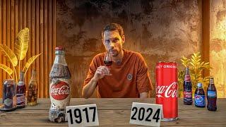 J'ai gouté les COCA-COLA de 1917 à 2024 !!!