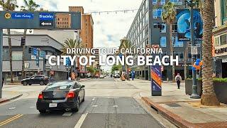 [4K] LONG BEACH - Driving Downtown Long Beach, Los Angeles County, California, USA, Travel, 4K