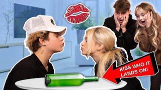 SPIN THE BOTTLE CHALLENGE!! w/ My GIRLFRIEND! **KISSING ON CAMERA**  ️| ft Gavin Magnus