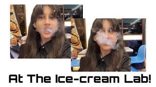At “The Ice-cream Lab”! (I try Dragon’s Breath) | Adeena’s Gallery