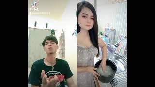 tiktok viral Angga sedulur.duet bareng wanita cantik