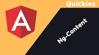 Angular - ng-content (quickie)