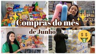 Compras do mês | Mostrei o valor total