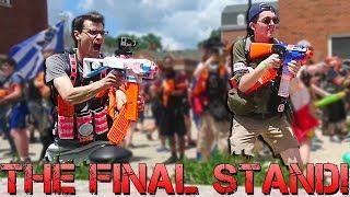 HUNDREDS OF ZOMBIES! HvZ Endwar Massive Final Stand 2018 | Nerf War