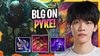 ON IS INSANE WITH PYKE! | BLG On Plays Pyke Support vs Lulu!  Season 2024