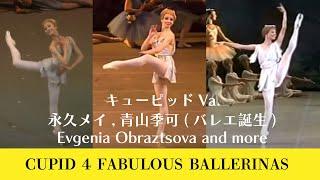 【厳選バレエ】永久メイ・青山季可　4人のバレリーナ　ドン・キホーテ　キューピッドVa.| Who is your favorite  ballerina in Cupid variation?